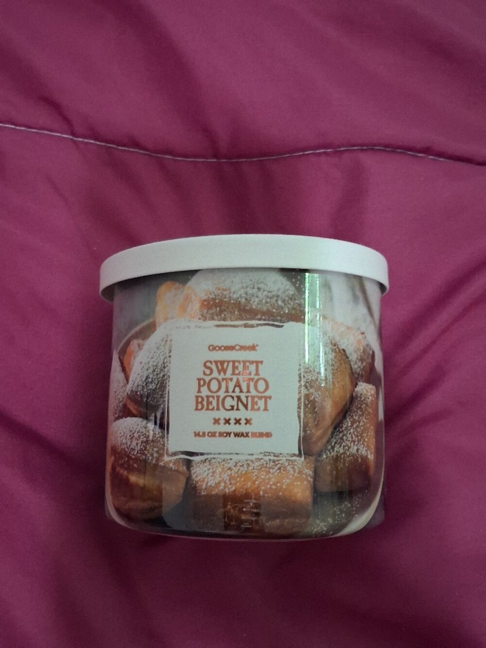 Goose Creek 3 Wick  Candle - Sweet Potato Beignets